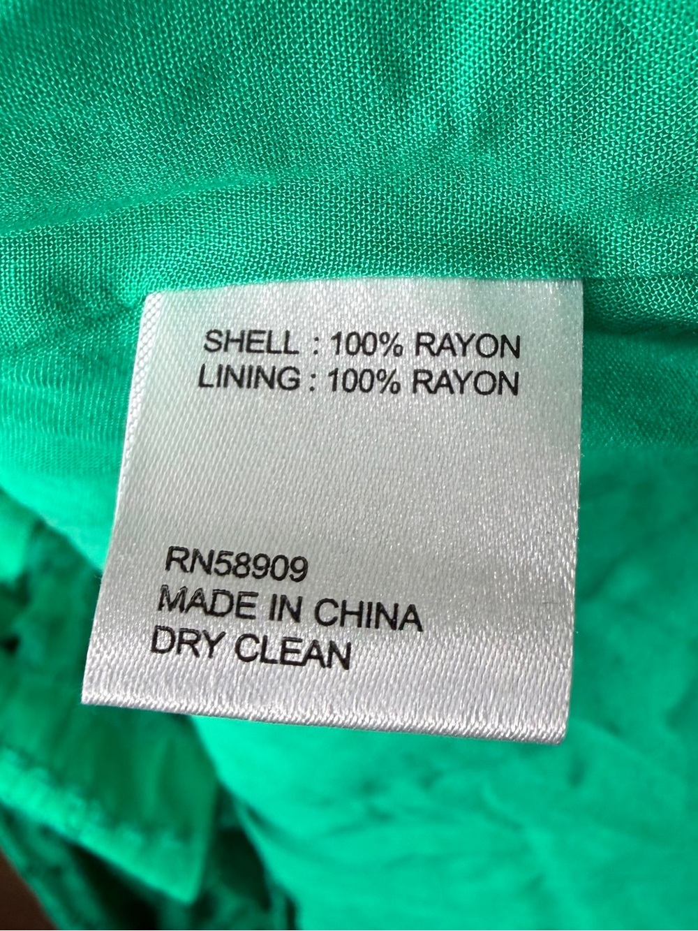 NWT Antonio Melani River Eyelet Maxi Dress Size 10 Apple Green Tropical Palms - Picture 7 of 7